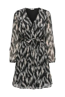 Vestido corto de gasa