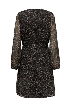 Vestido corto de gasa