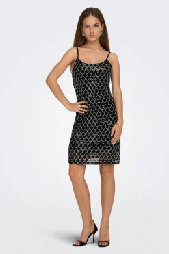 Vestido corto de lentejuelas