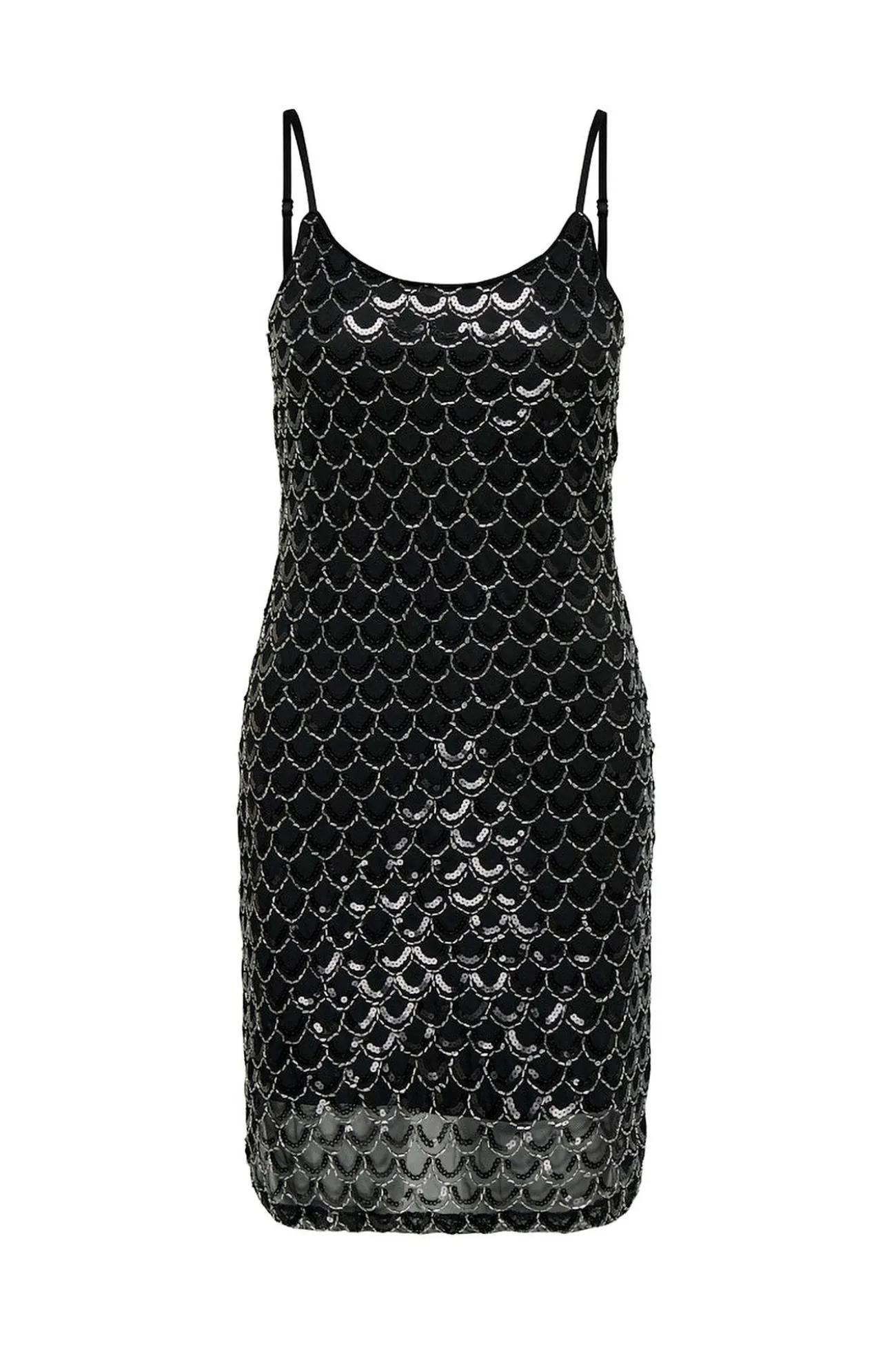 Vestido corto de lentejuelas