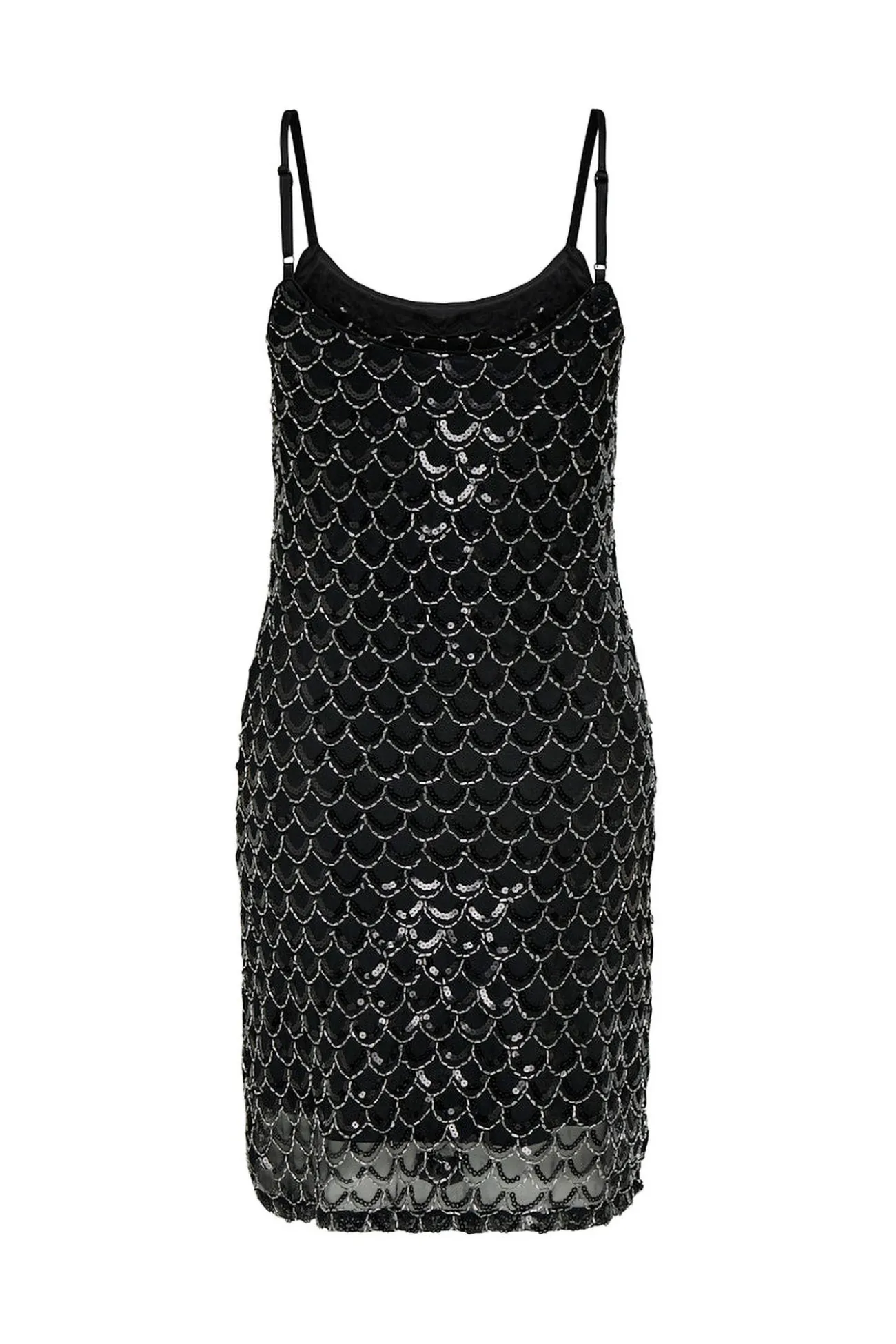 Vestido corto de lentejuelas