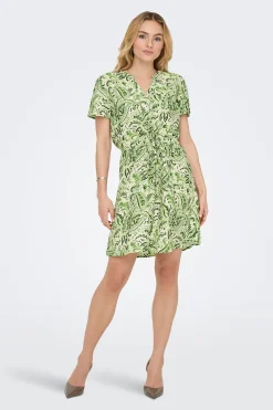 Vestido corto estampado