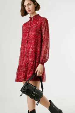 Vestido Corto Estampado Paisley