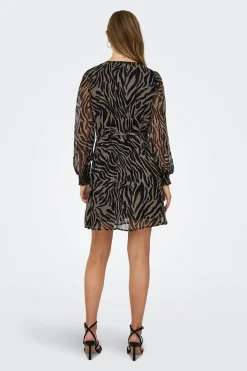 Vestido corto lurex