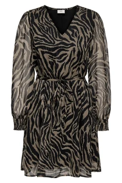 Vestido corto lurex