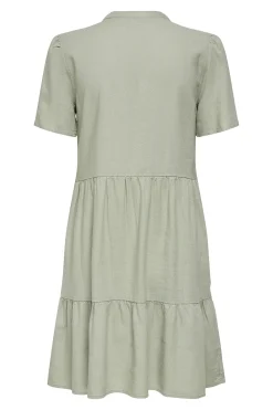 Vestido corto manga corta