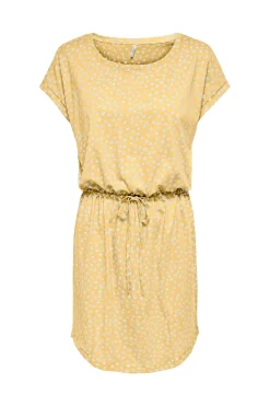 Vestido corto manga corta