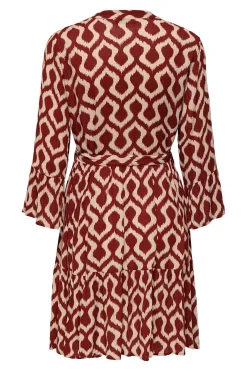 Vestido corto manga francesa