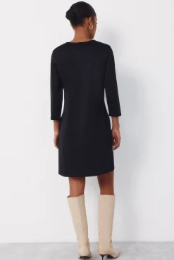 Vestido corto tweed