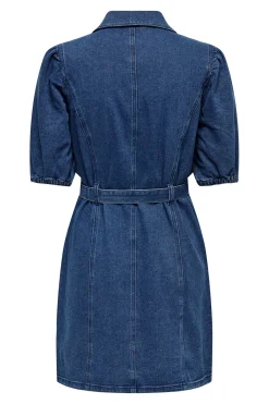Vestido denim corto