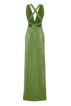 Vestido espalda abierta cruzada