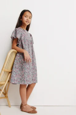 Vestido estampado flores liberty