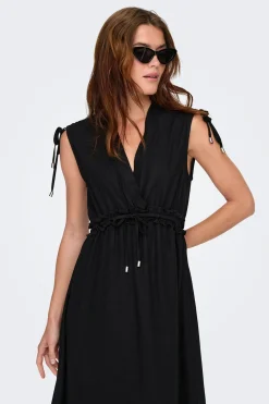 Vestido largo de lino
