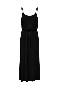 Vestido largo de tirantes regulables