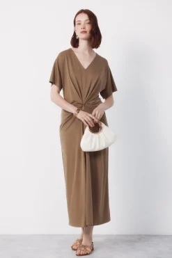 Vestido largo nudo