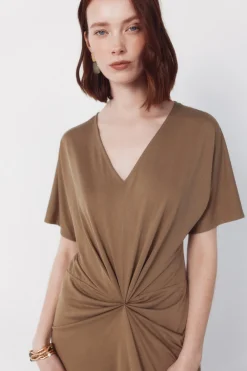 Vestido largo nudo