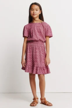 Vestido manga corta IKAT niña