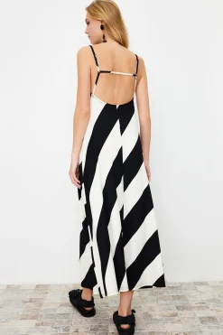 Vestido maxi de tirantes