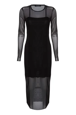 Vestido midi ajustado
