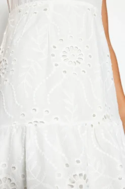 Vestido midi bordados