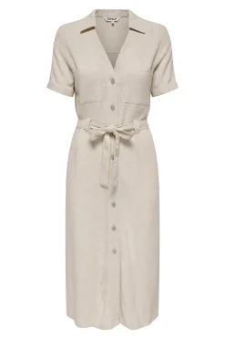 Vestido midi camisero