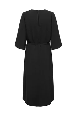 Vestido midi manga 3/4