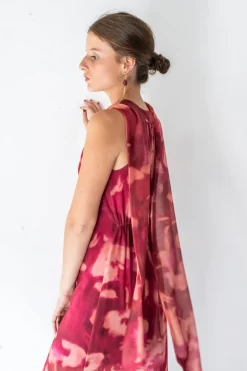 Vestido midi recto