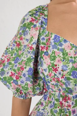 Vestido mini lazo
