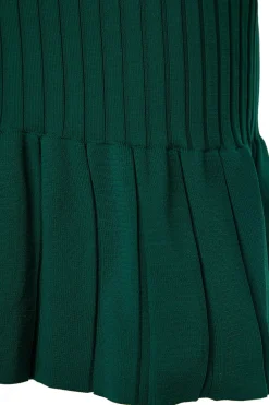 Vestido plisado mini