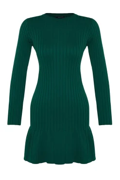 Vestido plisado mini