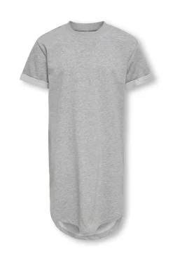 Vestido tipo camiseta de manga corta