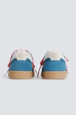 Zapatilla piel color retro