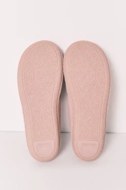 Zapatillas casa acolchadas rosa