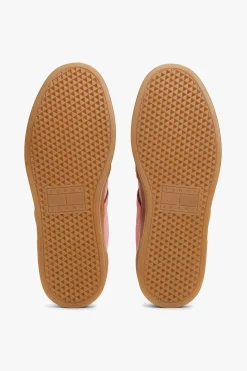 Zapatillas de mujer de serraje en color rosa de Tommy Jeans.