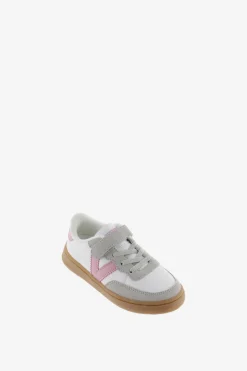 Zapatillas deportivas de niños con piezas en contraste y cordón elástico