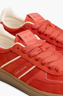 Zapatillas Tommy Jeans naranja con suela caramelo