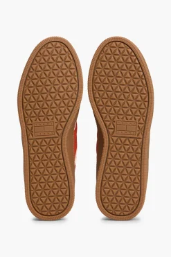 Zapatillas Tommy Jeans naranja con suela caramelo